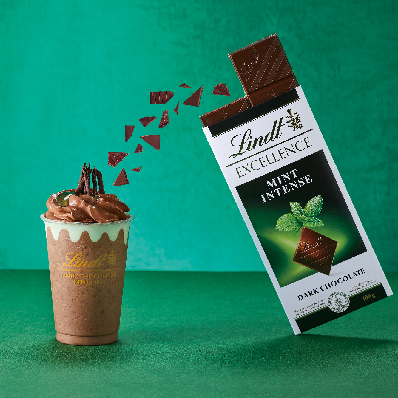 大人向けのミントチョコレートドリンク9月2日から新発売 リンツ ショコラ カフェ